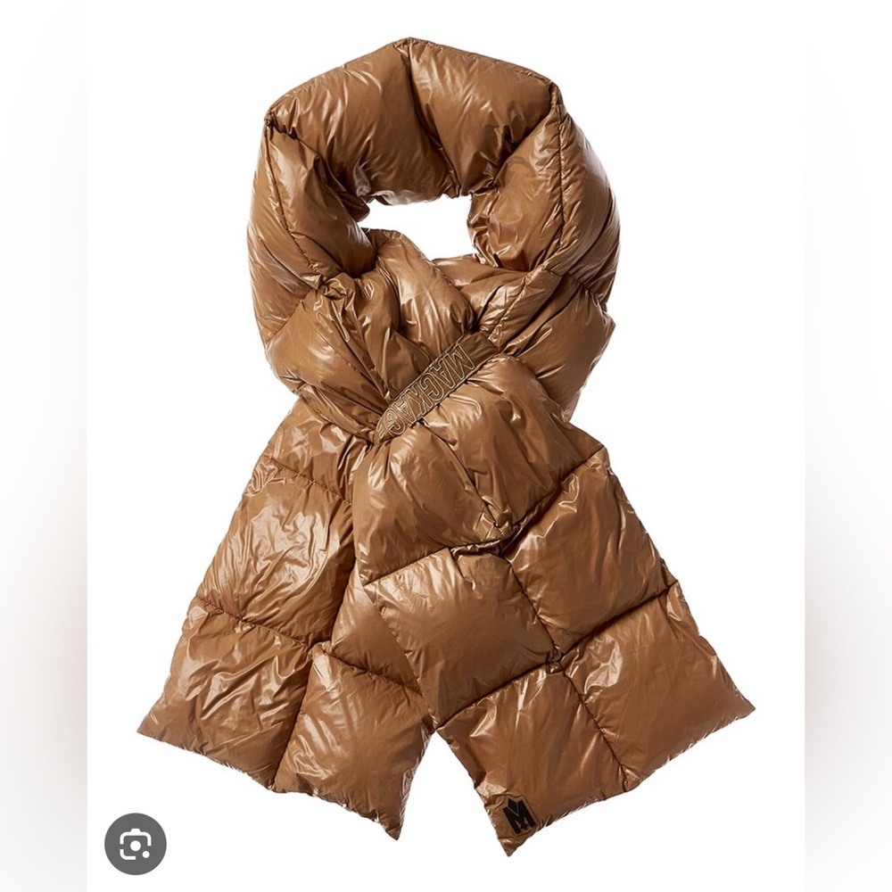 MACKAGE Brown River Puffer Scarf